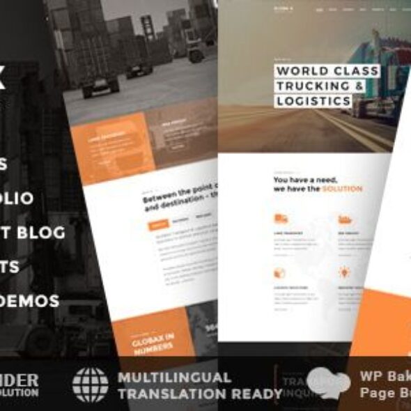 Globax - Logistics WordPress Theme