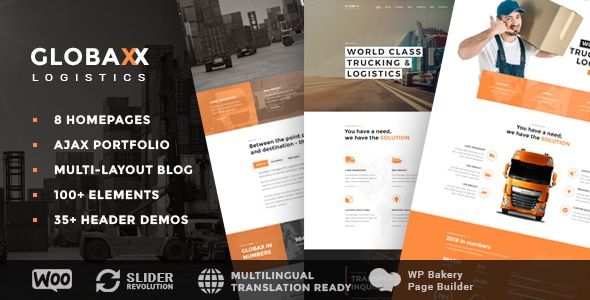 Globax - Logistics WordPress Theme