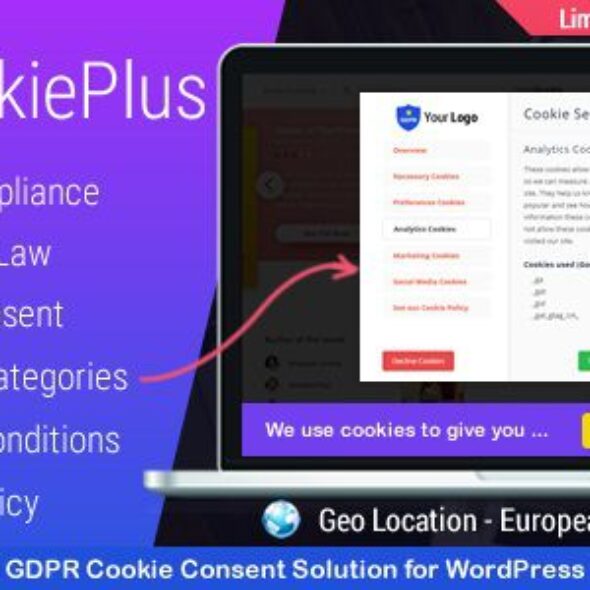 ChangeLog 10 Cookie Plus GDPR